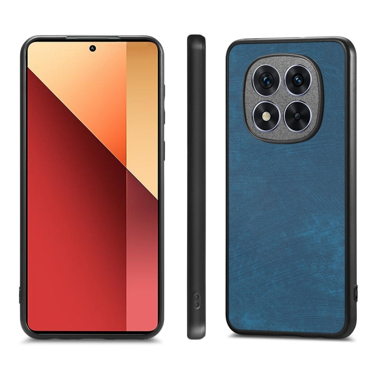 For Xiaomi Redmi Note 14 Pro 5G Vintage Leather PC Back Cover Phone Case