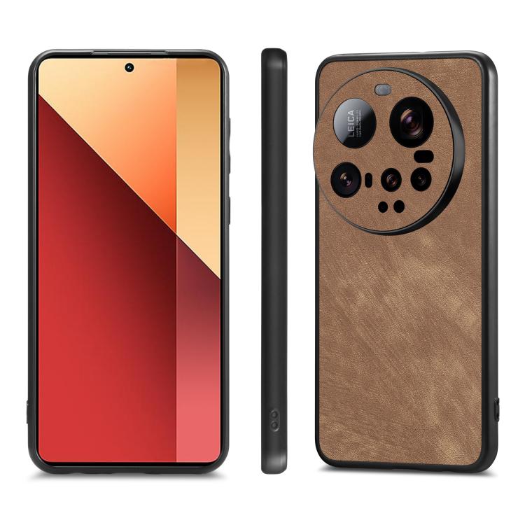 For Xiaomi 15 Ultra Vintage Leather PC Back Cover Phone Case