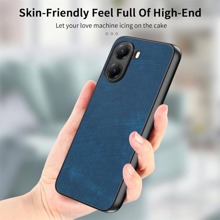 For Xiaomi Poco X7 Pro Vintage Leather PC Back Cover Phone Case