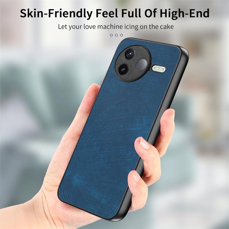 For Redmi K80 / Poco F7 Pro Vintage Leather PC Back Cover Phone Case