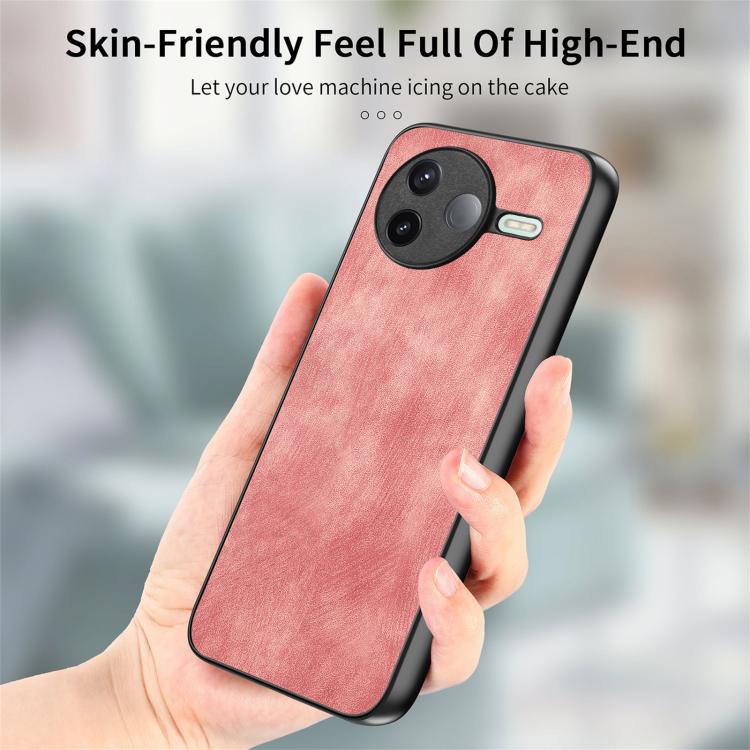 For Redmi K80 Pro / Poco F7 Ultra Vintage Leather PC Back Cover Phone Case