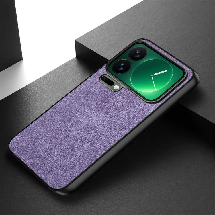 For Xiaomi 17 Pro Vintage Leather PC Back Cover Phone Case