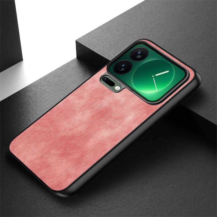For Xiaomi 17 Pro Max Vintage Leather PC Back Cover Phone Case