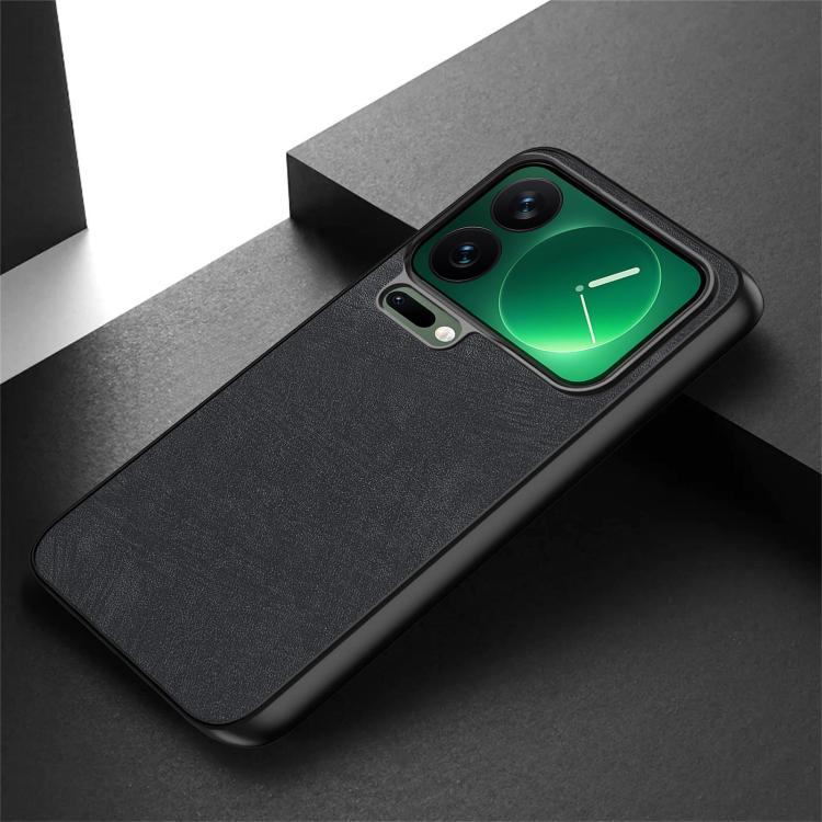 For Xiaomi 17 Pro Max Vintage Leather PC Back Cover Phone Case