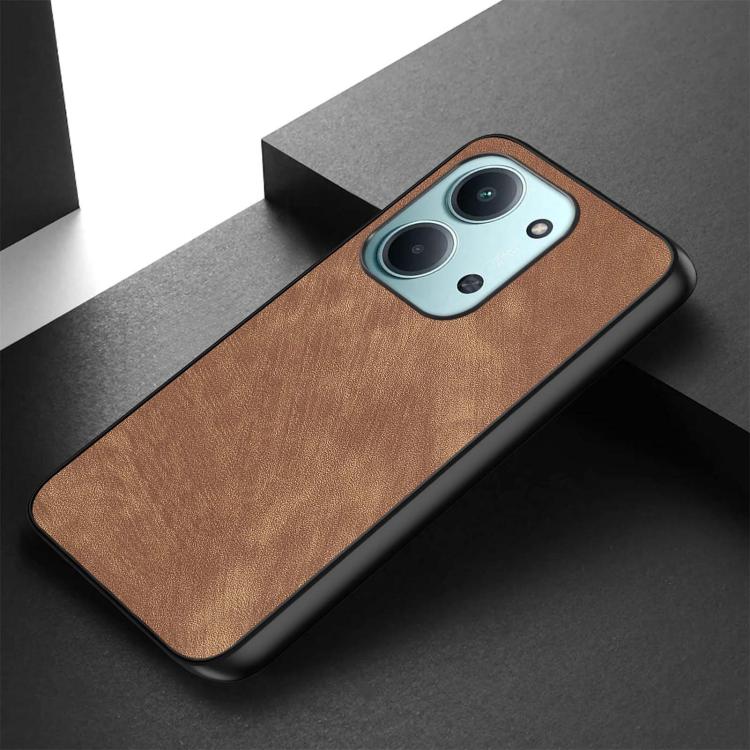 For Redmi 15C 5G / 4G Global 171mm Vintage Leather PC Back Cover Phone Case