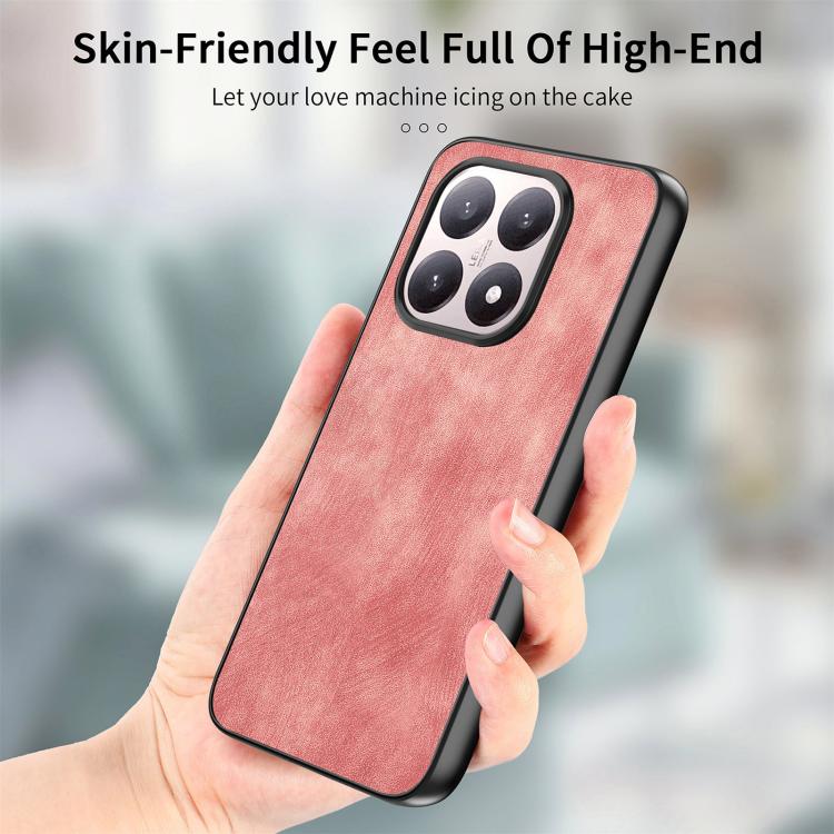 For Xiaomi 15T Vintage Leather PC Back Cover Phone Case