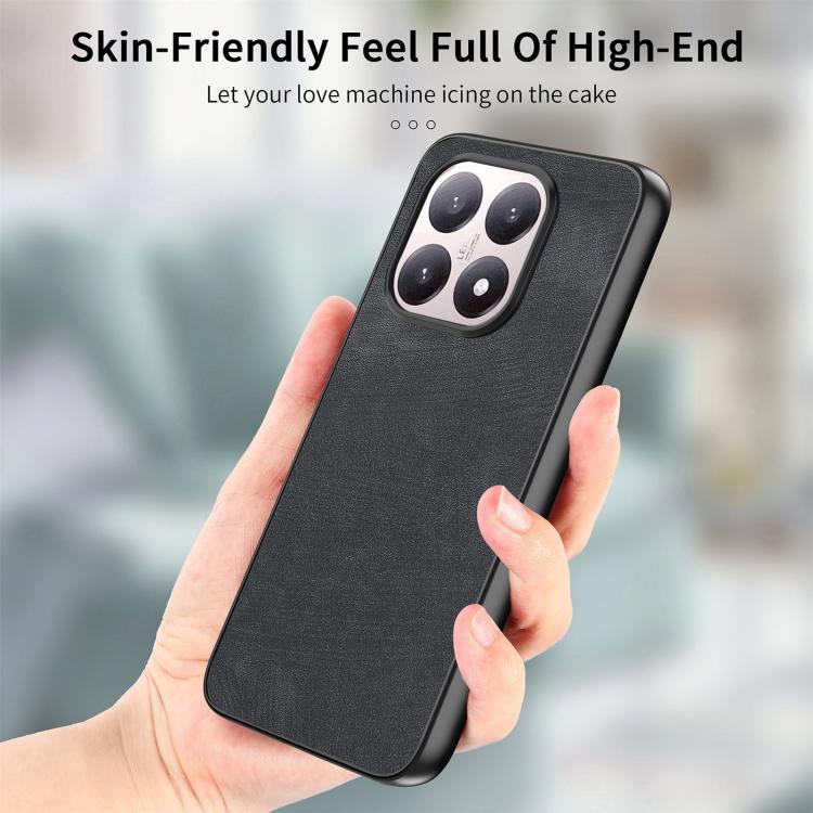 For Xiaomi 15T Vintage Leather PC Back Cover Phone Case