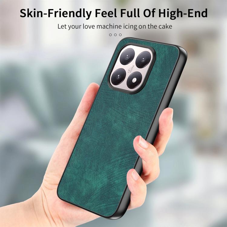 For Xiaomi 15T Vintage Leather PC Back Cover Phone Case