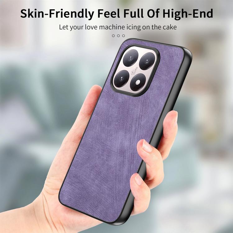For Xiaomi 15T Vintage Leather PC Back Cover Phone Case