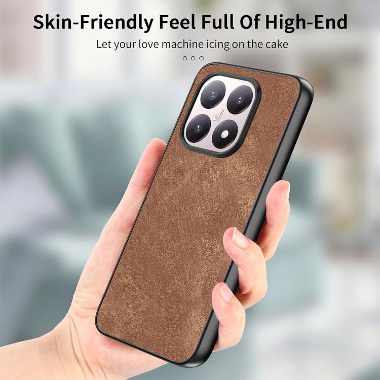 For Xiaomi 15T Vintage Leather PC Back Cover Phone Case