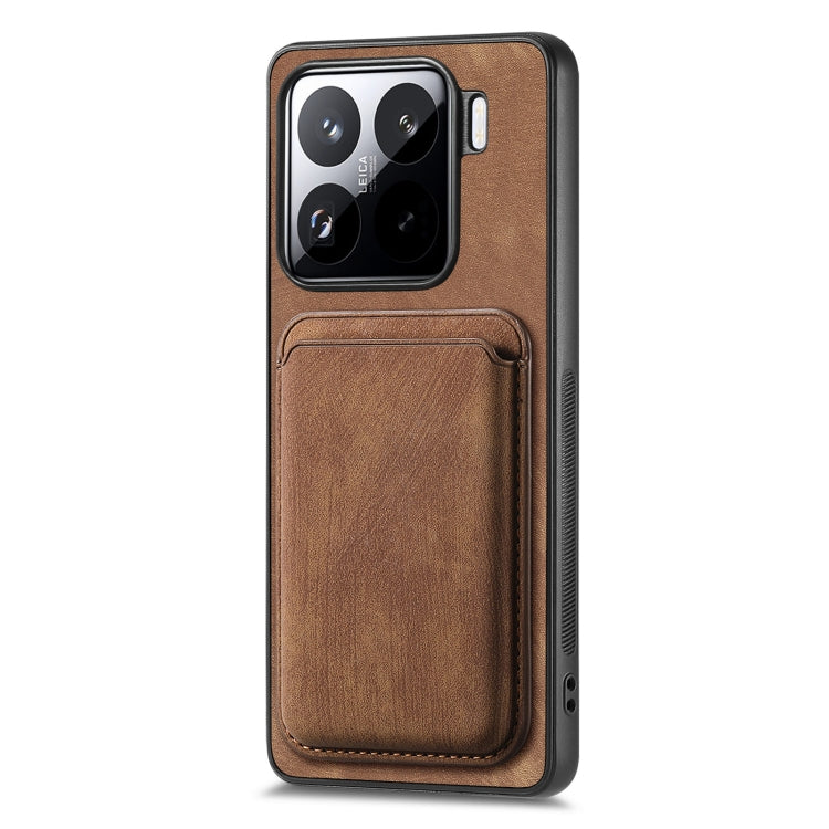 For Xiaomi 15 Retro Leather Card Bag Magnetic Phone Case