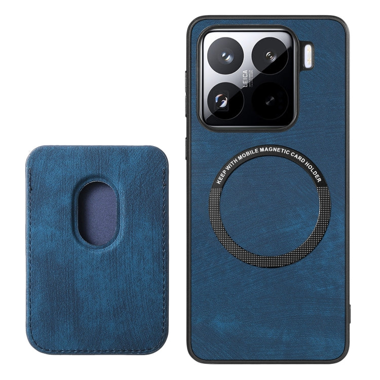 For Xiaomi 15 Retro Leather Card Bag Magnetic Phone Case