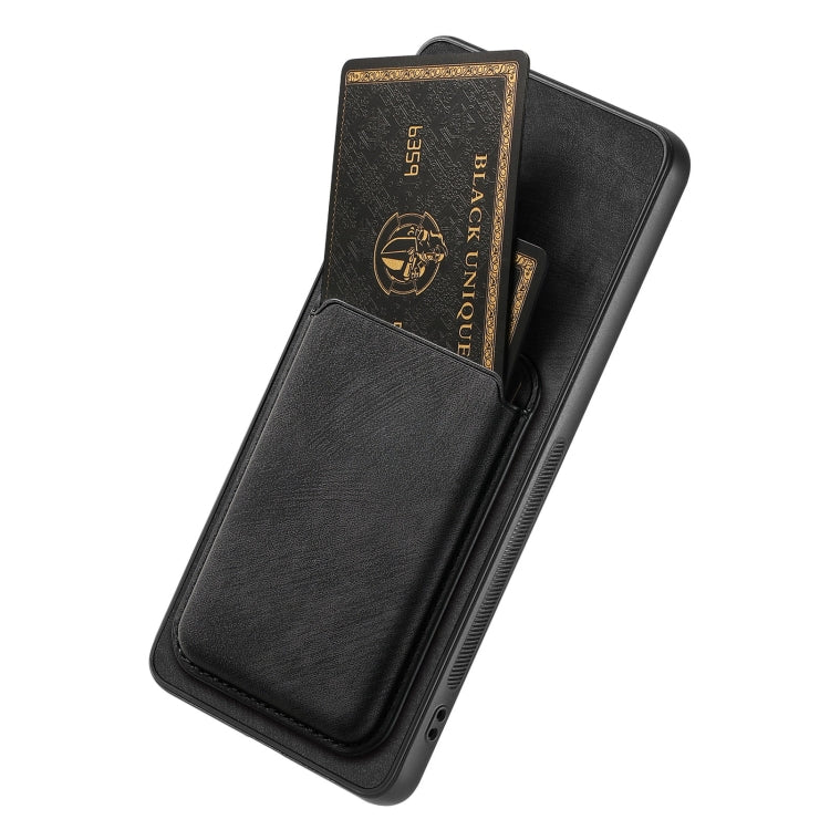 For Xiaomi 15 Retro Leather Card Bag Magnetic Phone Case