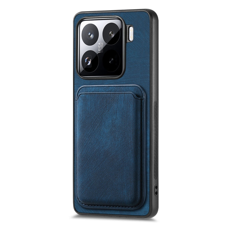 For Xiaomi 15 Pro Retro Leather Card Bag Magnetic Phone Case