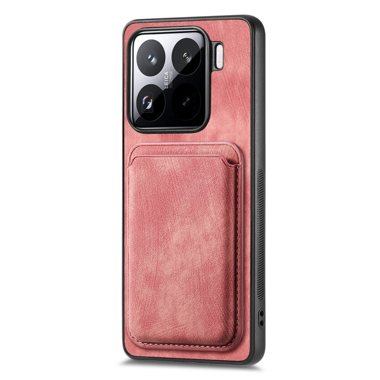 For Xiaomi 15 Pro Retro Leather Card Bag Magnetic Phone Case