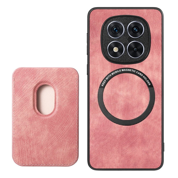 For Xiaomi Redmi Note 14 5G Retro Leather Card Bag Magnetic Phone Case