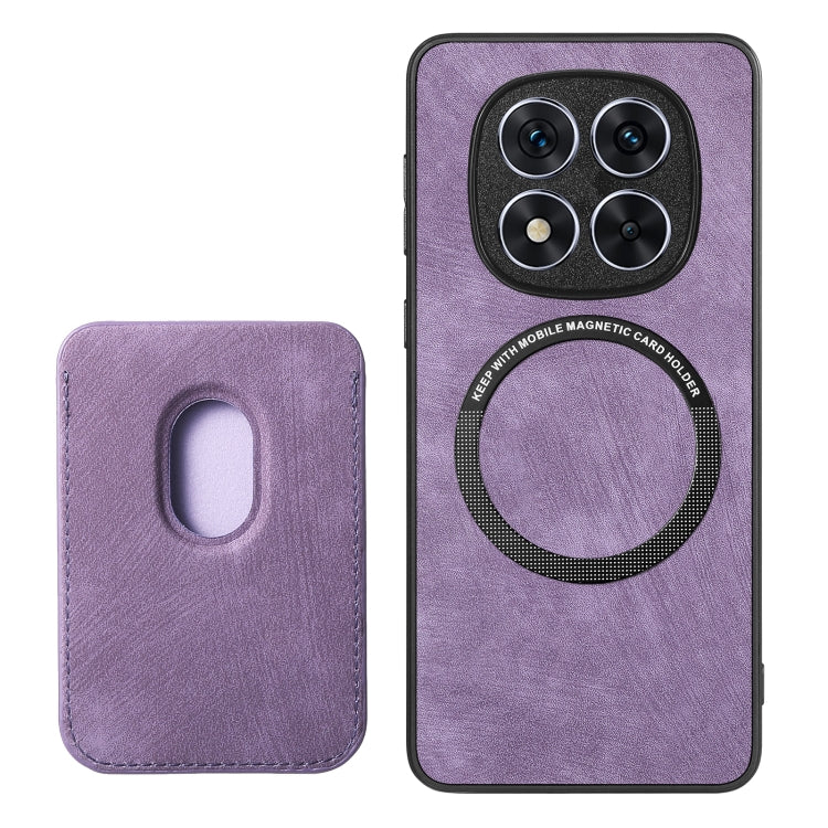 For Xiaomi Redmi Note 14 5G Retro Leather Card Bag Magnetic Phone Case