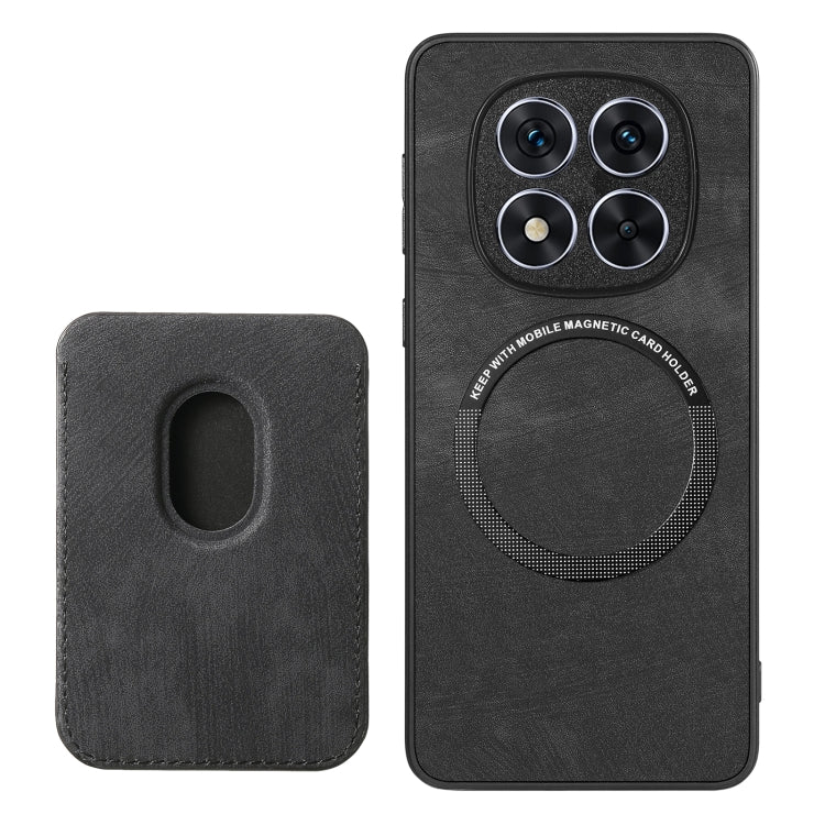 For Xiaomi Redmi Note 14 Pro 5G Retro Leather Card Bag Magnetic Phone Case