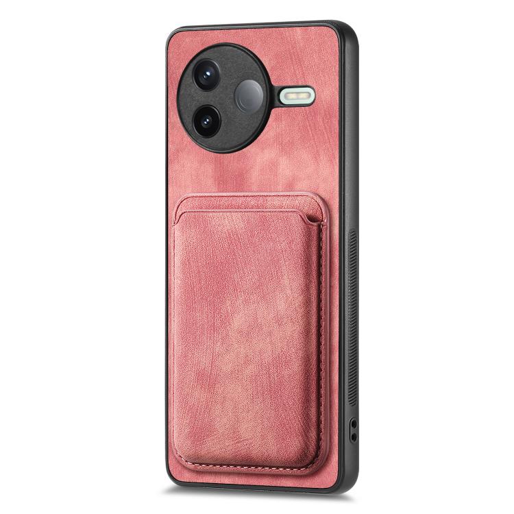 For Redmi K80 Retro Leather Card Bag Magnetic Phone Case