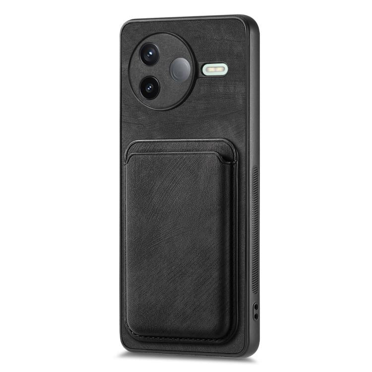 For Redmi K80 Retro Leather Card Bag Magnetic Phone Case