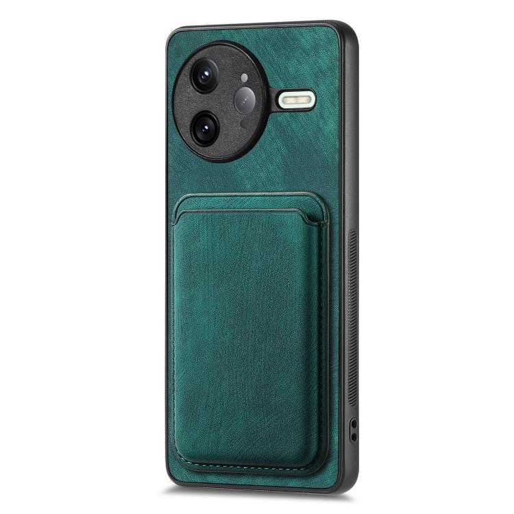 For Redmi K80 Pro Retro Leather Card Bag Magnetic Phone Case