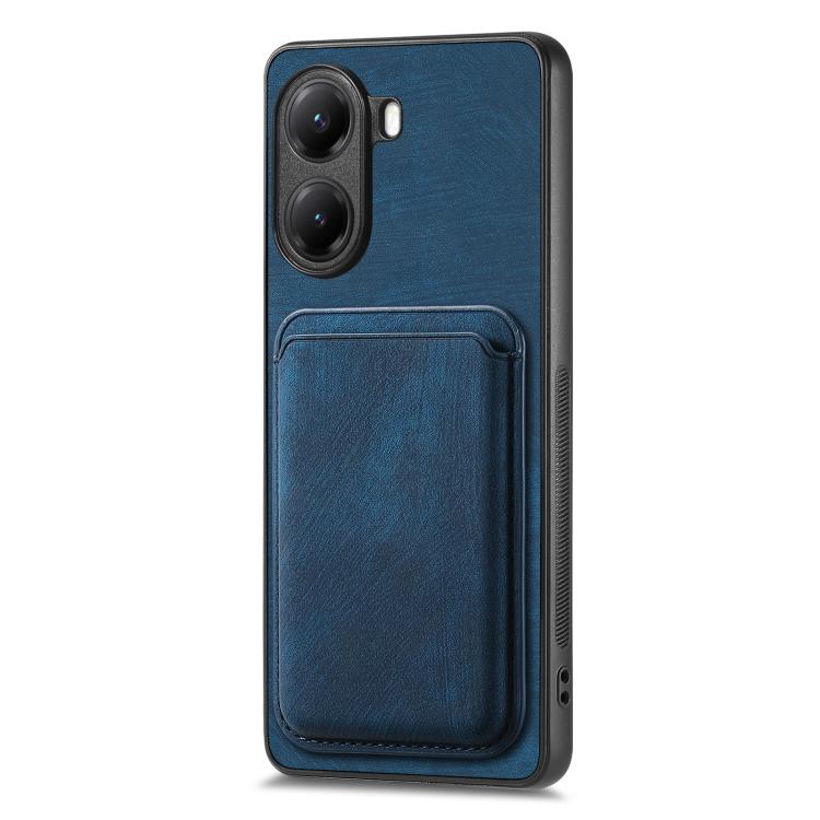 For Redmi Turbo 4 Retro Leather Card Bag Magnetic Phone Case