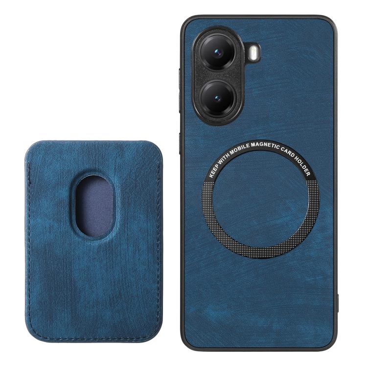 For Xiaomi Poco X7 Pro Retro Leather Card Bag Magnetic Phone Case