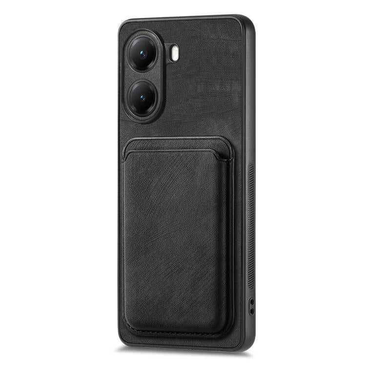 For Xiaomi Poco X7 Pro Retro Leather Card Bag Magnetic Phone Case