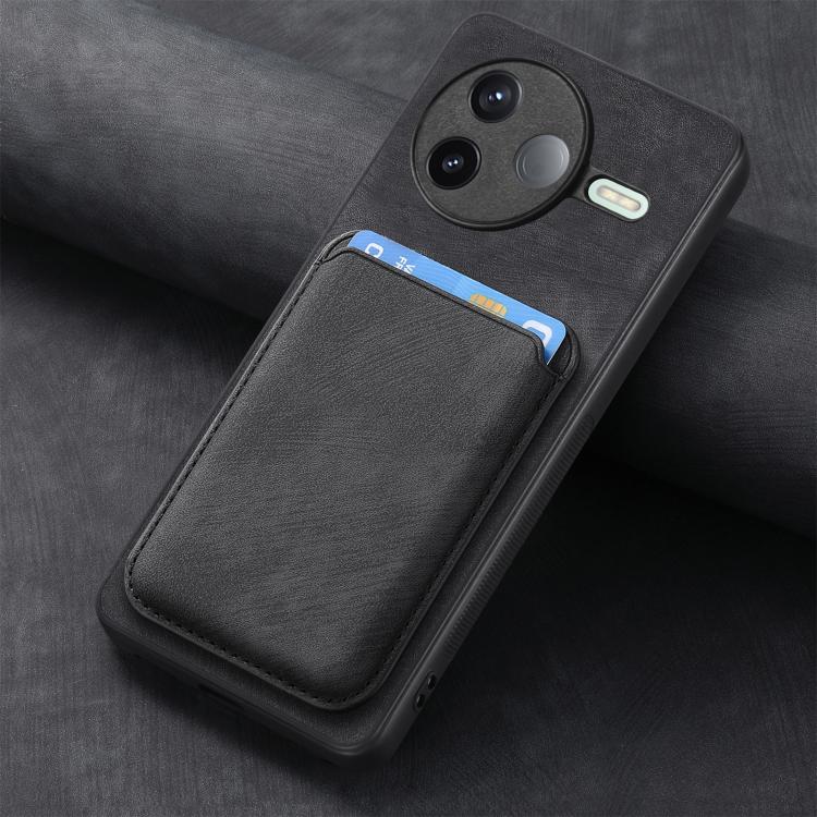 For Redmi K80 / Poco F7 Pro Retro Leather Card Bag Magnetic Phone Case