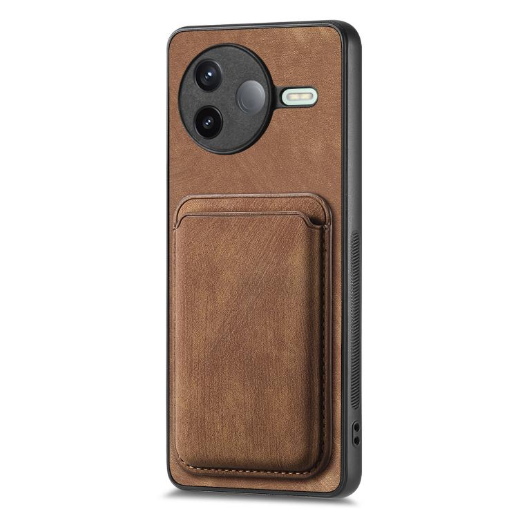 For Redmi K80 Pro / Poco F7 Ultra Retro Leather Card Bag Magnetic Phone Case