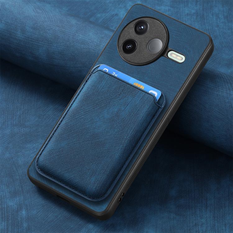 For Redmi K80 Pro / Poco F7 Ultra Retro Leather Card Bag Magnetic Phone Case