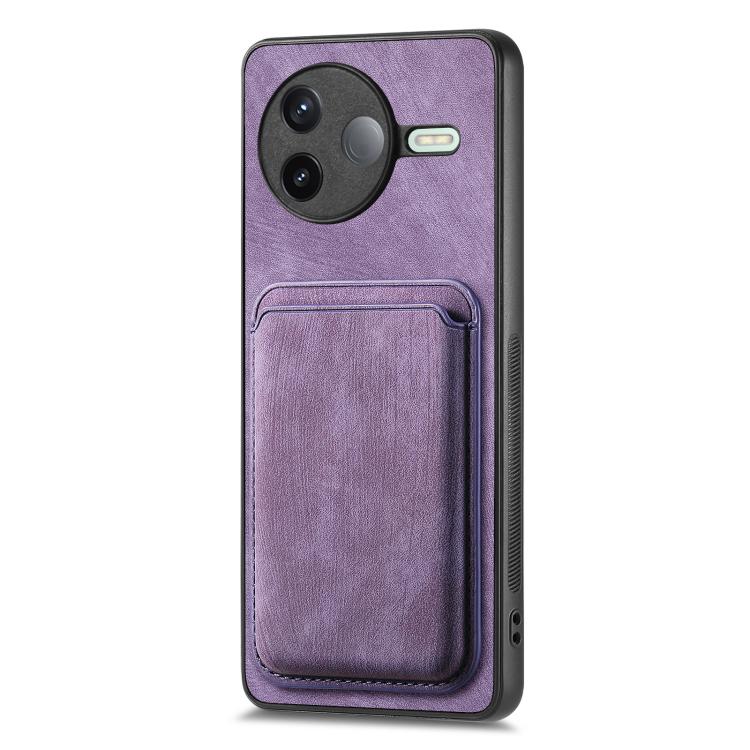 For Redmi K80 Pro / Poco F7 Ultra Retro Leather Card Bag Magnetic Phone Case