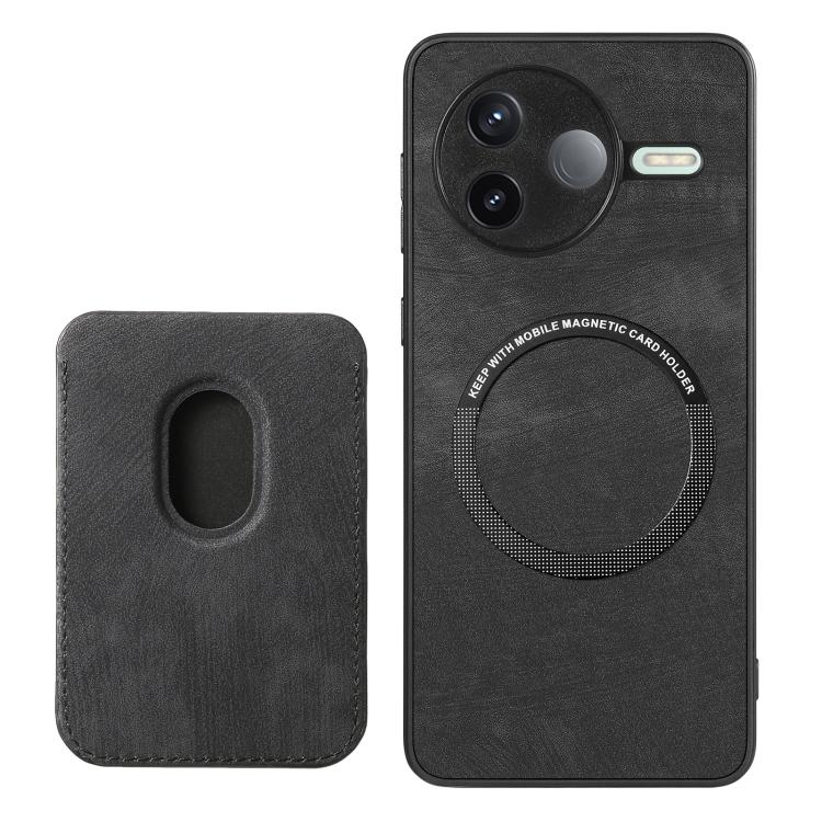 For Redmi K80 Pro / Poco F7 Ultra Retro Leather Card Bag Magnetic Phone Case
