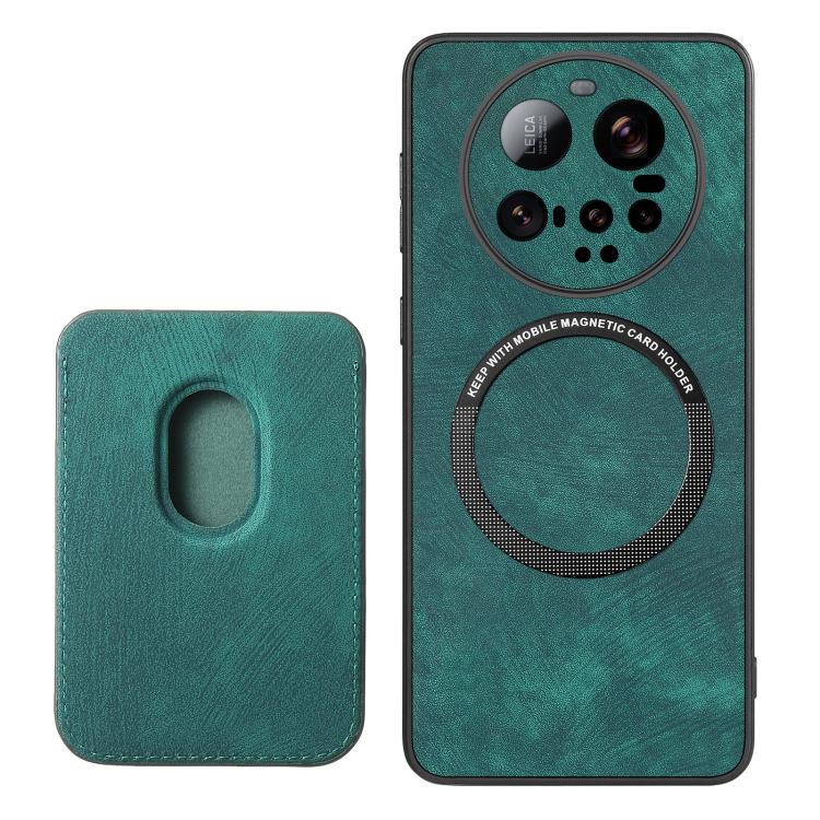 For Xiaomi 15 Ultra Retro Leather Card Bag Magnetic Phone Case