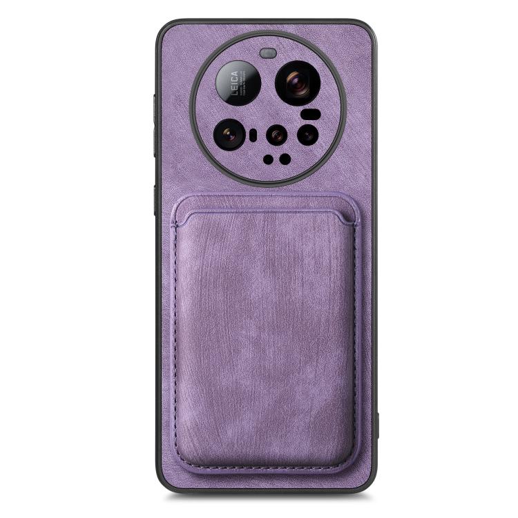 For Xiaomi 15 Ultra Retro Leather Card Bag Magnetic Phone Case