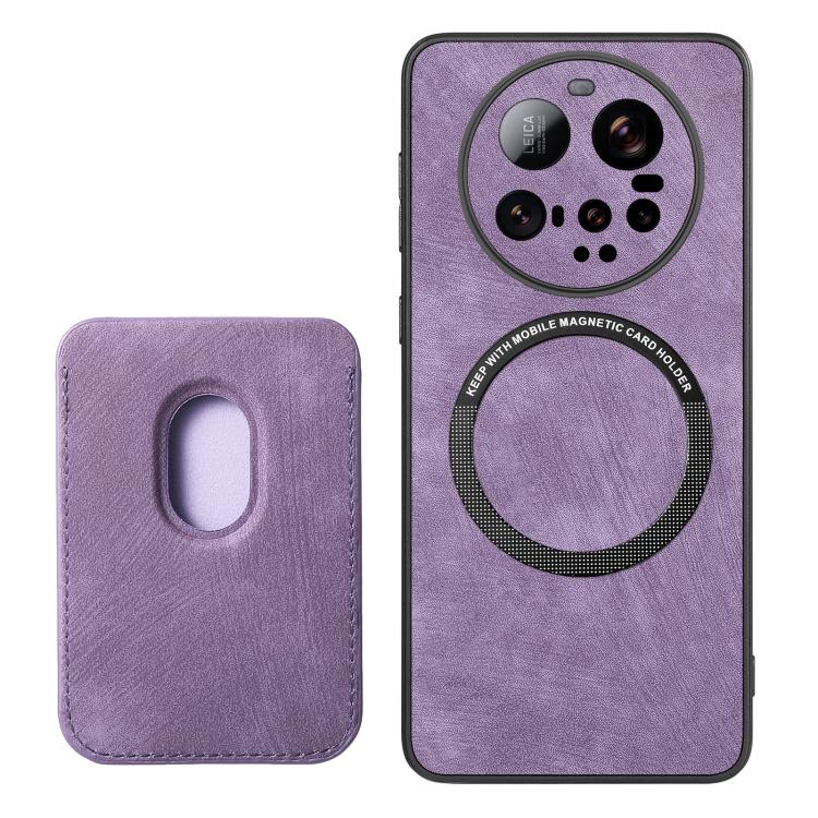 For Xiaomi 15 Ultra Retro Leather Card Bag Magnetic Phone Case