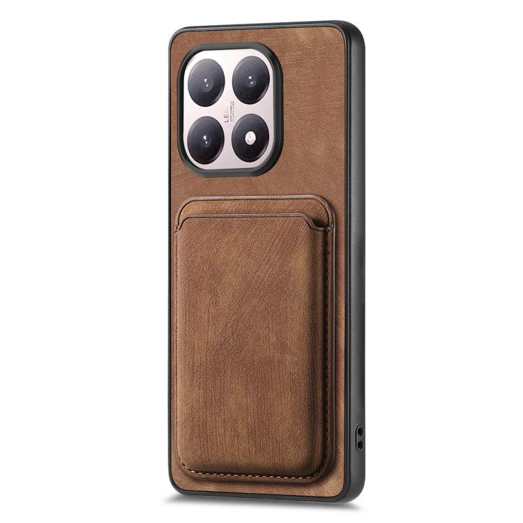 For Xiaomi 15T Retro Leather Card Bag Magnetic Phone Case
