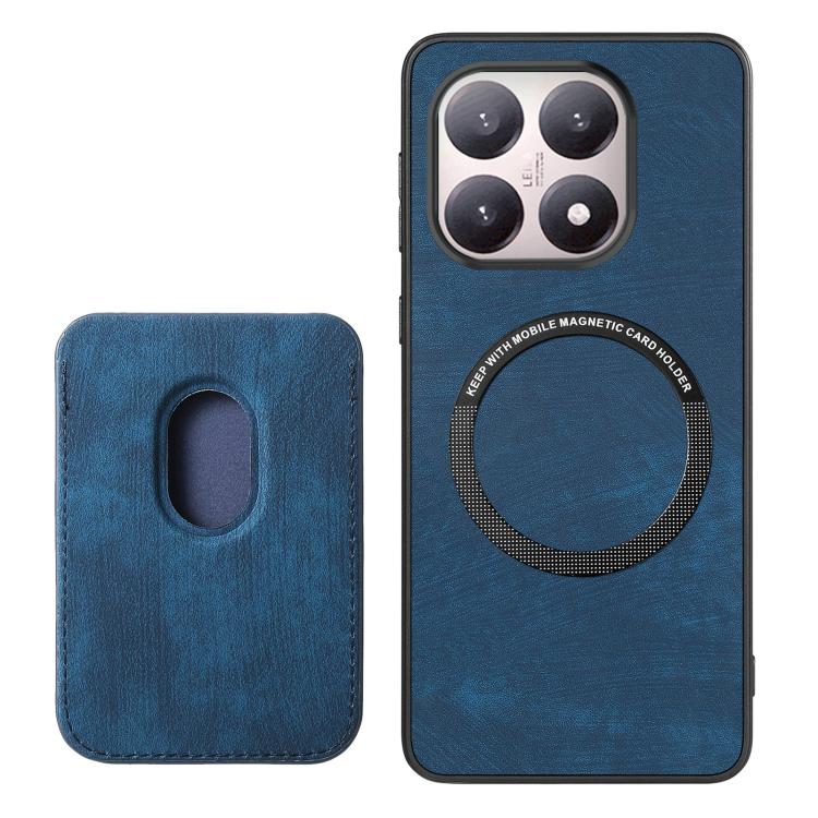 For Xiaomi 15T Retro Leather Card Bag Magnetic Phone Case