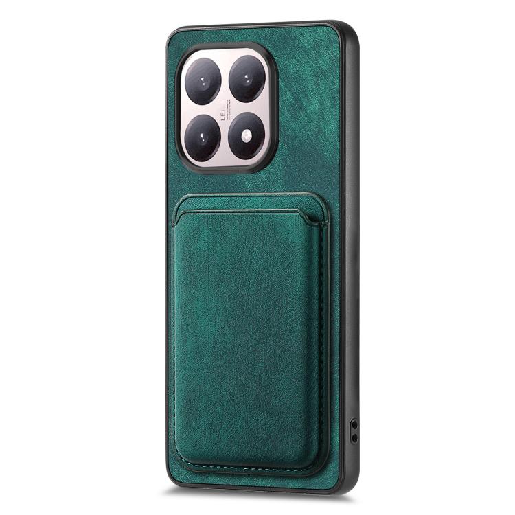 For Xiaomi 15T Retro Leather Card Bag Magnetic Phone Case