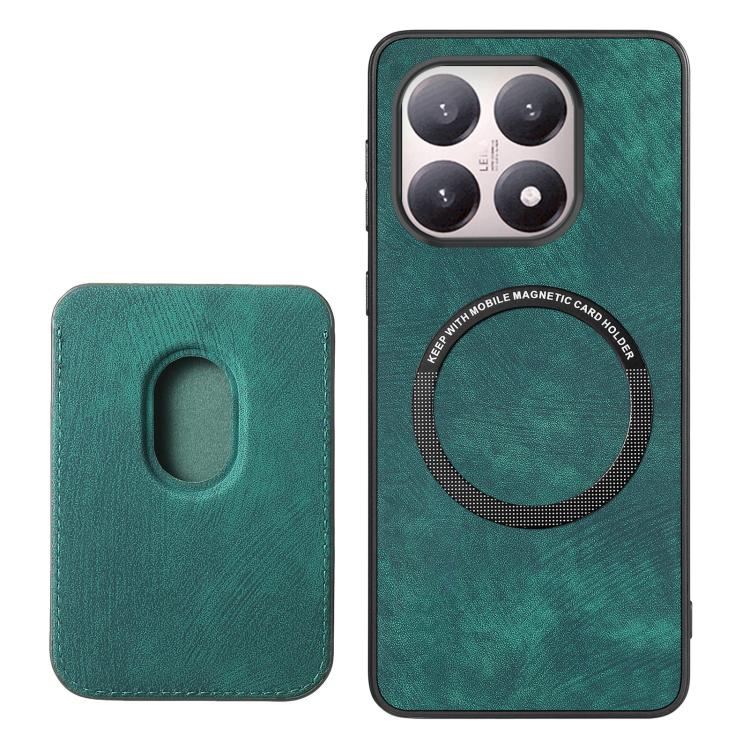 For Xiaomi 15T Retro Leather Card Bag Magnetic Phone Case