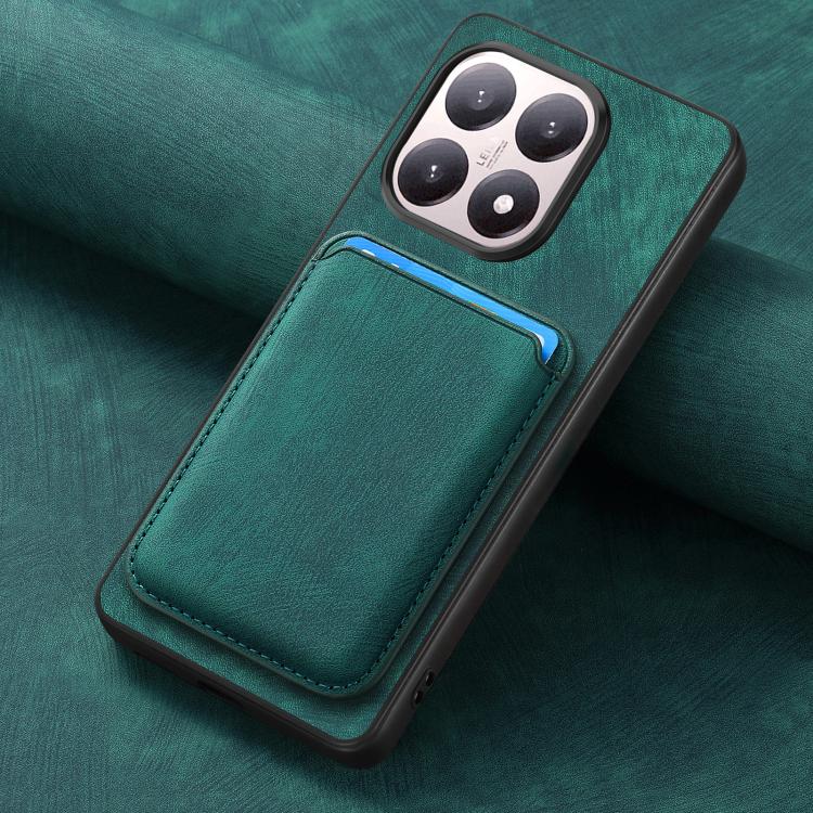 For Xiaomi 15T Retro Leather Card Bag Magnetic Phone Case