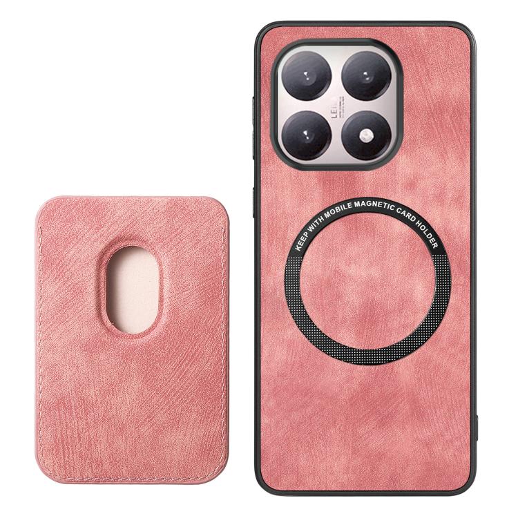 For Xiaomi 15T Retro Leather Card Bag Magnetic Phone Case