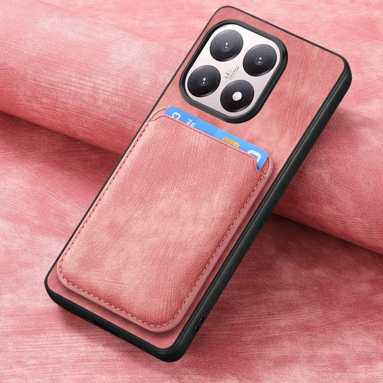 For Xiaomi 15T Retro Leather Card Bag Magnetic Phone Case