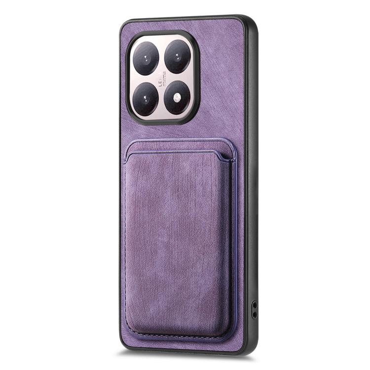 For Xiaomi 15T Retro Leather Card Bag Magnetic Phone Case