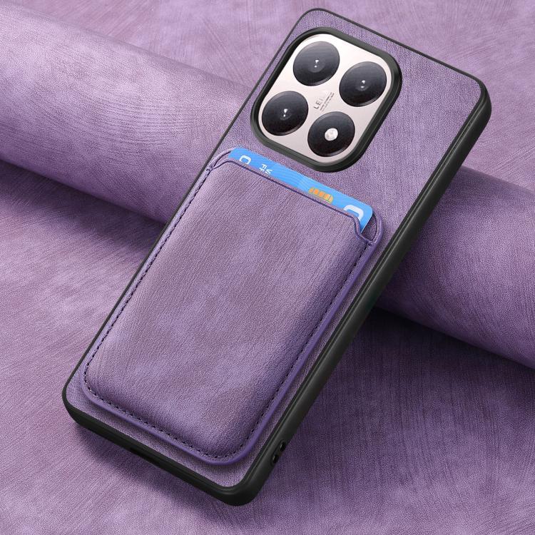 For Xiaomi 15T Retro Leather Card Bag Magnetic Phone Case