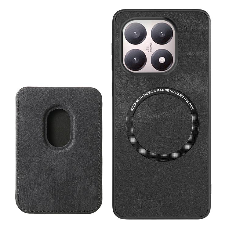 For Xiaomi 15T Retro Leather Card Bag Magnetic Phone Case