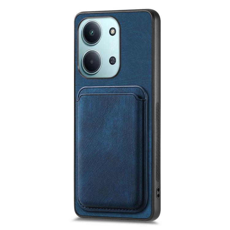 For Redmi 15C 5G / 4G Global 171mm Retro Leather Card Bag Magnetic Phone Case