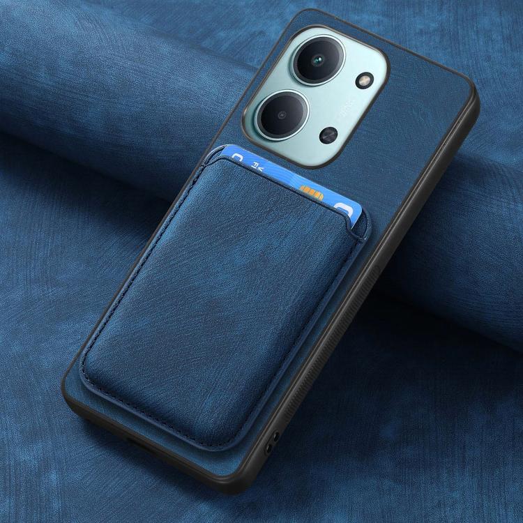 For Redmi 15C 5G / 4G Global 171mm Retro Leather Card Bag Magnetic Phone Case