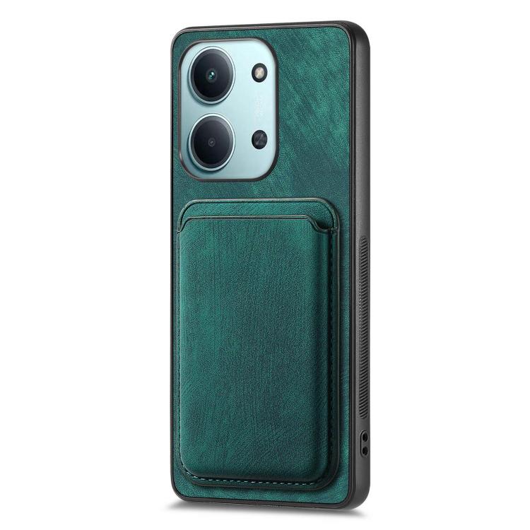 For Redmi 15C 5G / 4G Global 171mm Retro Leather Card Bag Magnetic Phone Case