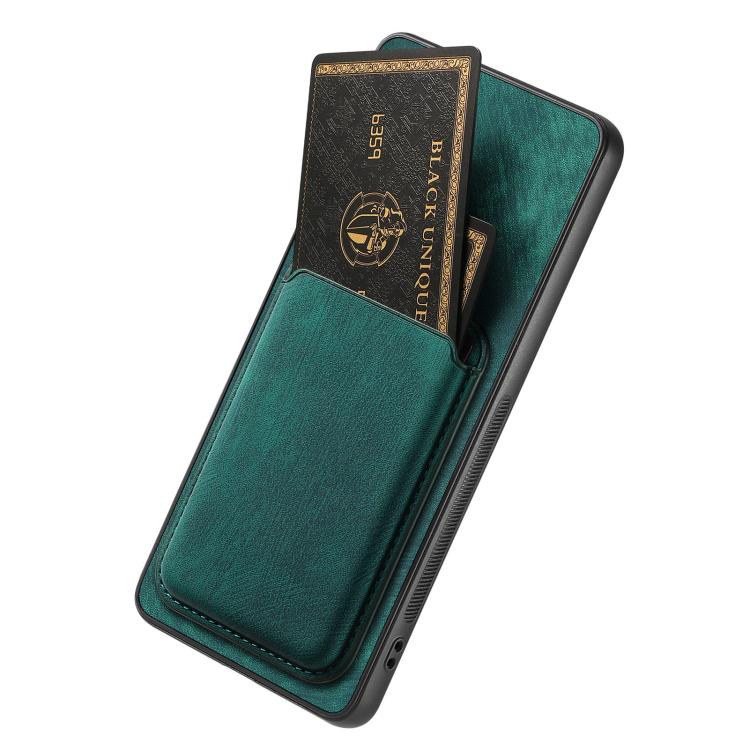 For Redmi 15C 5G / 4G Global 171mm Retro Leather Card Bag Magnetic Phone Case